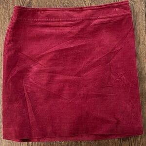 Maroon corduroy JCrew skirt